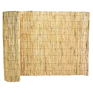 VISIODIRECT Canisse en Bambou brise vue, clôture de jardin décorative extérieur pour jardin et terrasse - Profondeur 100 x Longueur 500 cm pas cher