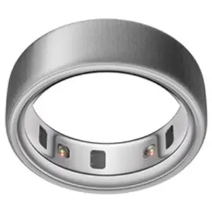 Oura Ring 4 (10, Argent brossé), Bague connectée, Argent pas cher