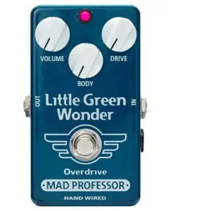 Mad Professor Little Green Wonder Overdrive Handwired effectpedaal pas cher