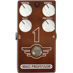 Mad Professor 1 Brown Sound distortion effectpedaal met reverb pas cher