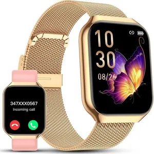 Montre Connectée Femme 1.91 Hd Smartwatch Fonction Féminine Avec Appel... pas cher