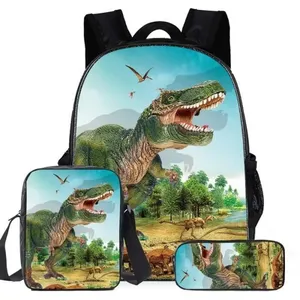 Sac à dos - FINDPITAYA - Dinosaure - Imperméable - Léger - 40x30x15cm