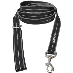Icepeak Pet Highway Basic Laisse Noire T. M : 180 cm x 25 mm Chien pas cher