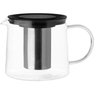 Maku Dzbanek na herbat zaparzaczem, 1,5 l, Cafetière, Noir, Argent, Transparent pas cher