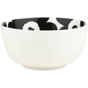 Marimekko - Unikko Kom - 9 dl - Zwart/wit