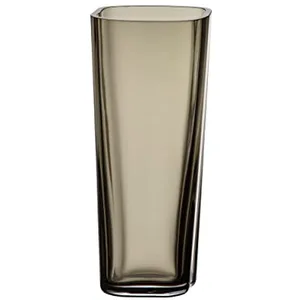 Iittala Iitala 1066194 Vase de la collection Alvar Aalto en verre soufflé à la bouche Gris fumé 18 x 7,4 cm pas cher