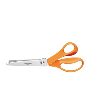 Comparateur de prix : Fiskars Ciseaux cranteurs, Longueur totale: 23 cm, Pour droitiers, Classic, 1005130