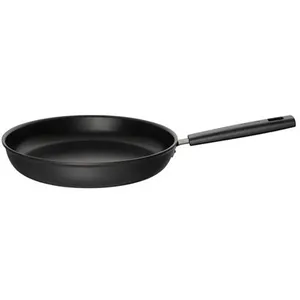 Fiskars Poêle, Ø 30 cm, Adapté à toutes Plaques de Cuisson, Aluminium/Plastique, Résiste aux rayures, Revêtement Antiadhésif, Gamme Hard Face, Noir, 1052225