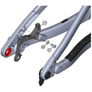 Ghost Bikes Supports De Frein E-asx Abs pas cher