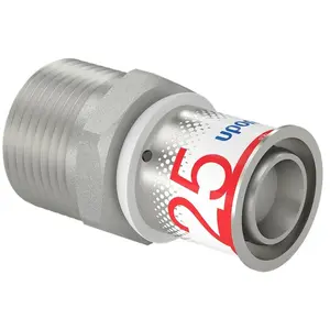 Raccord droit mâle à sertir Uponor s-press plus 1''X25MM 1070508Vendu pargalaxus