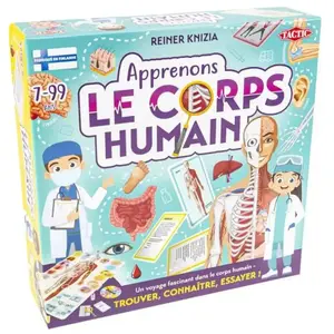 Tactic Apprenons Le Corps Humain - Bordspel - Let´s learn Our Amazing Body (FR) pas cher