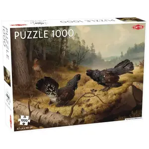Tactic puzzle Puzzle Fighting Capercailles 1000 pièces pas cher