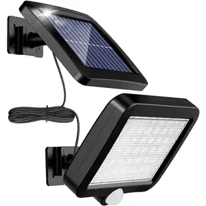 Lumière solaire extérieure avec détecteur de mouvement 56 LED, lumière... pas cher