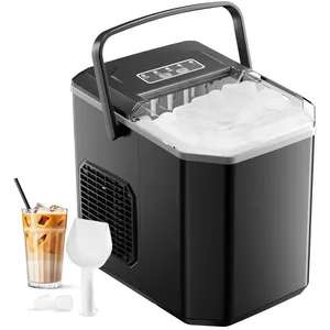 Machine à glaçons 12kg/24h - 9 glaçons/8min - Cuillère réversible + po... pas cher