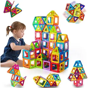 TRISBIFELA COZY - Sets de jeux de construction - Jeu Magnétique 38 piè... pas cher