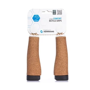 Herrmans Handvatten Grip Clik Cork 123 X 22 Mm Bruin/zwart pas cher