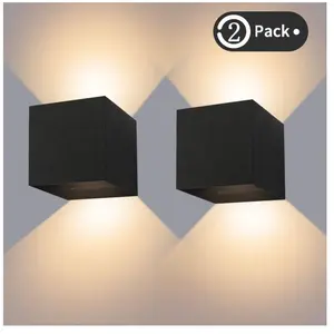 LANGRAY 12W Applique Murale Interieur/Exterieur, Lampe Murale led Etan... pas cher
