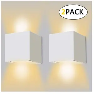 LANGRAY Applique Murale led Exterieur 12W Lampe Murale Interieur 3000K... pas cher