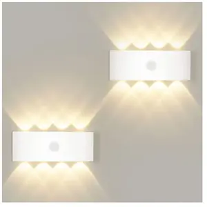 Litzee - 8W Applique avec Détecteur de Mouvement,Allumage et Extinctio... pas cher