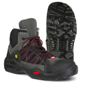 Ejendals Jalas, Chaussures de travail, Botte 1625 E-Sport noir rouge S3 Gr. 44 (44) pas cher