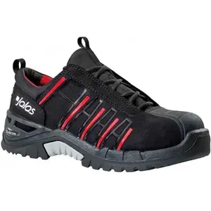 Jalas, Chaussures de travail, Chaussure basse 9955 Exalter noir rouge S3 Gr. 45 (45)