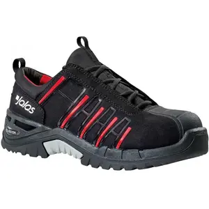 Jalas, Chaussures de travail, Chaussure basse 9955 Exalter noir rouge ...