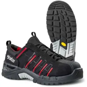 Jalas, Chaussures de travail, Chaussure basse 9955 Exalter noir rouge S3 Gr. 40 (40)