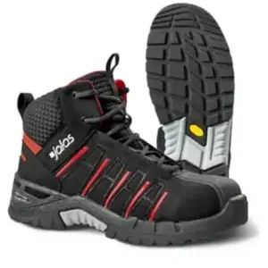 Jalas, Chaussures de travail, Botte 9975 Exalter noir rouge S3 Gr. 45 ...