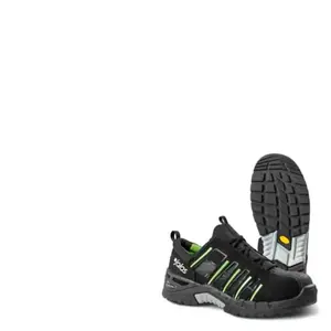 Jalas, Chaussures de travail, Chaussure basse 9915 Exalter noir vert S1P Gr. 38 (S1P, 38)