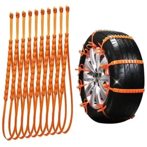 Chaîne à Neige pour Voiture - Universelle - 10 Pcs - Orange pas cher