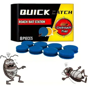24 Pcs Stations Dappâts Pour Cafards PièGes à Cafards Utilisation IntéRieure ExtéRieure pour Petits et Grands Cafards pas cher