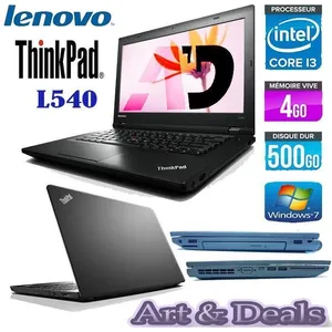 Lenovo ThinkPad L540 15" Core i3 HDD 500Go 4Go pas cher