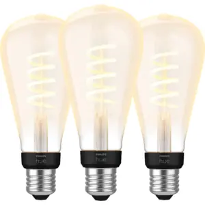 Philips Hue Filament White Ambiance Edison XL Lot de 3 pas cher