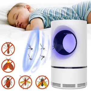Lampe de moustique, tueur de moustique à LED, lampe à LED Piège à insectes pour inhalateur de moustiques alimenté par USB, mVendu parcdiscount