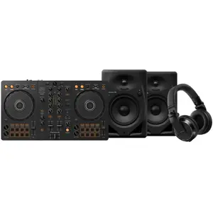 Pioneer DJ DDJ-FLX4 + Pioneer DJ HDJ-X7 Noir + Pioneer DJ DM-50D-BT Noir