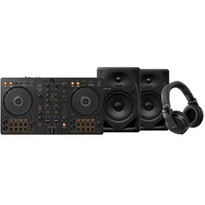 Pioneer DJ DDJ-FLX4 + Pioneer DJ HDJ-X5 Noir + Pioneer DJ DM-50D-BT No...
