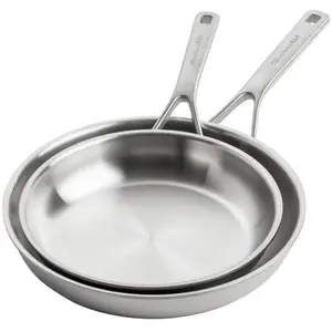 KitchenAid Multiply Set de Poêles à Frire 24 + 28 cm pas cher