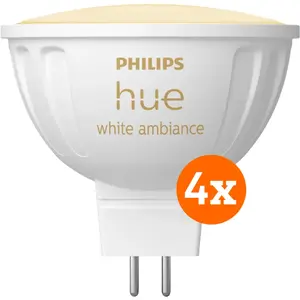 Philips Hue Spot White Ambiance MR16 Lot de 4 pas cher