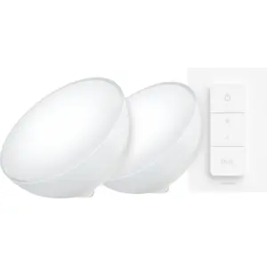 Philips Hue Go White and Color Lot de 2 + Variateur pas cher