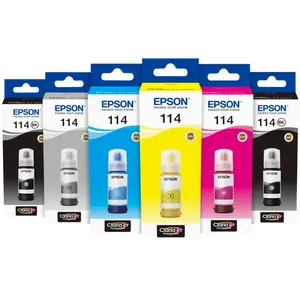Epson 114 Bouteille d'Encre Pack 6 Couleurs pas cher