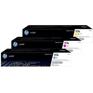 HP 117A Toner Couleurs Lot de 3 pas cher