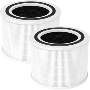 JIANGZHA Lot de 2 filtres de rechange pour purificateur dair : filtre ... pas cher