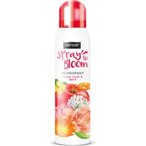 4x Sence Deodorant Flower Crush & Apple 150 ml pas cher