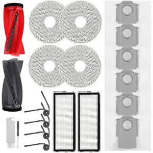 KZQ Accessoires pour aspirateurs compatibles avec Roborock Qrevo S5V Q... pas cher