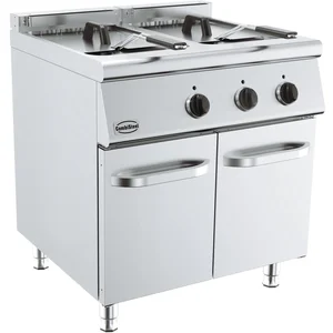 Combisteel Friteuse - BASE 700 - Elektrisch - 10+10L - 0°C/180°C - 15kW - 400V - Aftapkranen - 800x700x900mm - Horeca friteuse pas cher