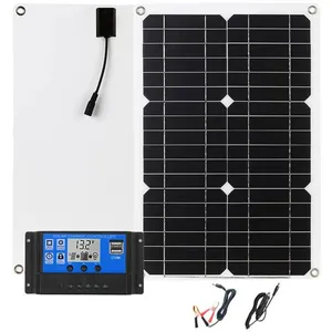 YYV Chargeur et Mainteneur de Batterie Solaire Portable Panneau Solaire av... pas cher