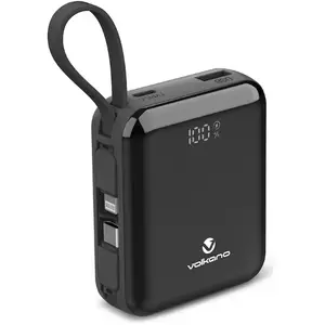 Volkano Solace - Powerbank 10000 mAh Ingebouwde Kabels - Powerbank - U... pas cher