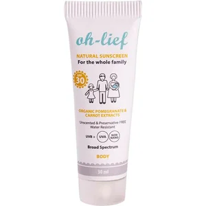 Oh-Lief Natuurlijke Zonnebrand SPF 30 - Baby's & Kinderen - 30 ml pas cher