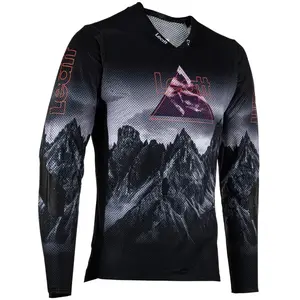 Leatt MTB Jersey Gravity 4.0 with long sleeve and reinforced elbow pas cher