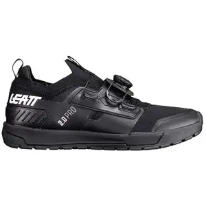 LEATT 3024320127 Chaussures ProFlat 2.0-noir-10.5 US / 44.5 EU Unisex-Adult, Other, Taille Unique